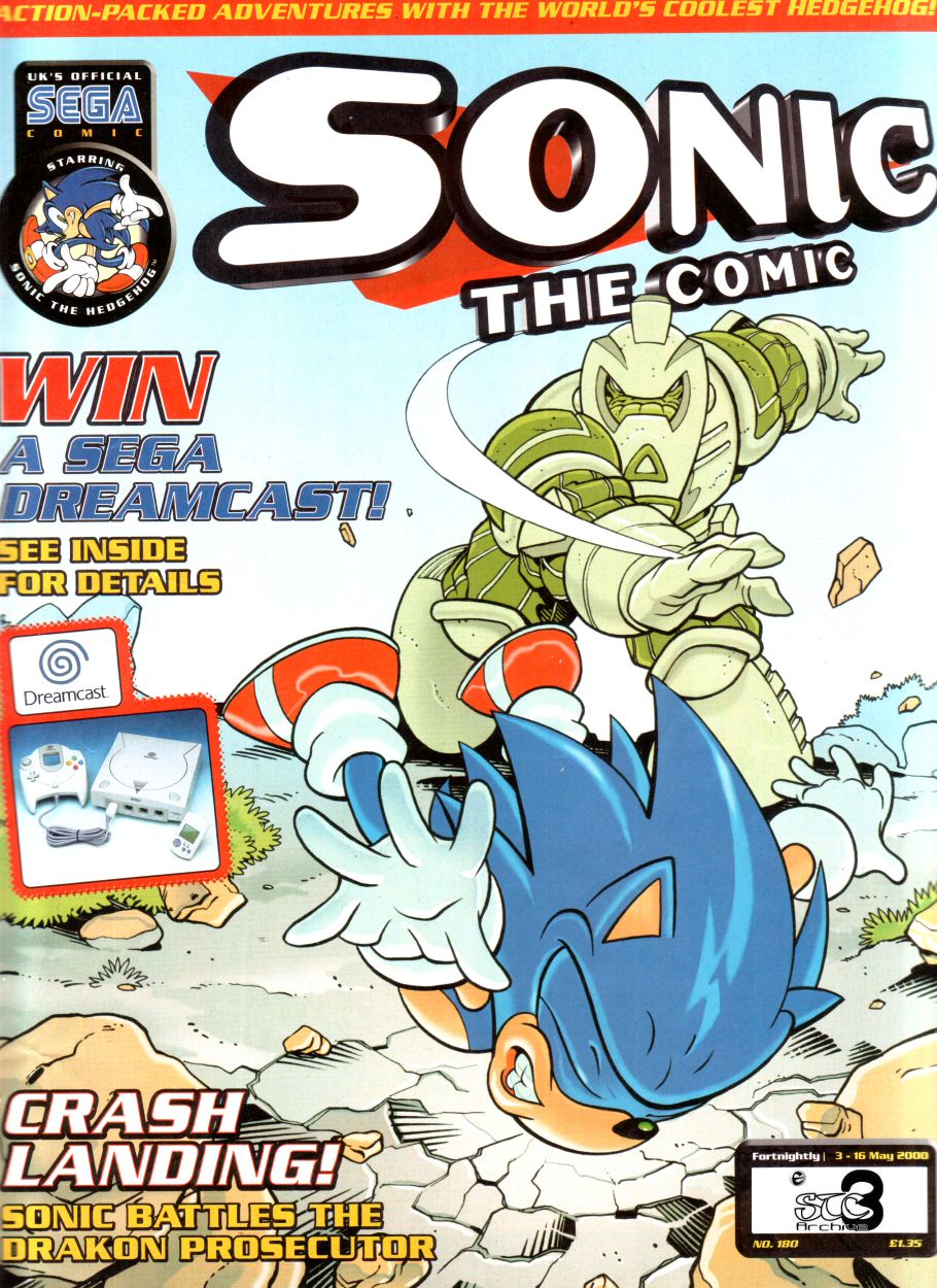 Sonic - The Comic Issue No. 180 Cover Page
